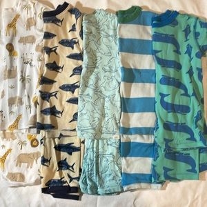 Lot of 5 PJ short sets: Crewcuts, Gap, Old Navy